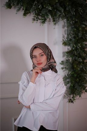 روسری صورتی 90 x 90 The Verona Scarves - کد 209970971