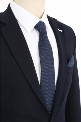 کراوات سرمه ای مردانه Standart میکروفیبر کد 213789321