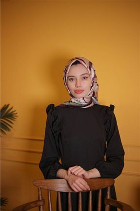 روسری صورتی 90 x 90 The Verona Scarves - کد 214204947