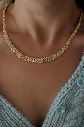 گردنبند طلا زرد زنانه 14 عیار ALTINTAŞ KUYUMCULUK - کد 153459725