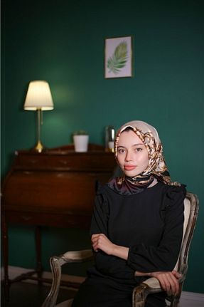 روسری زرشکی 100 x 100 The Verona Scarves - کد 215031386