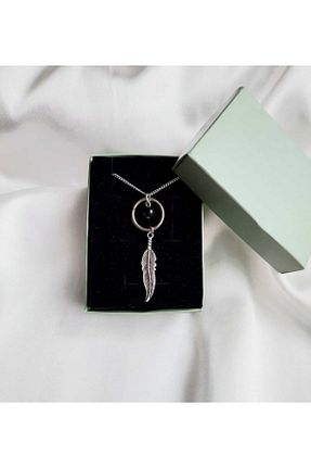 گردنبند جواهر زنانه روکش نقره REN AKSESUAR - کد 215547887