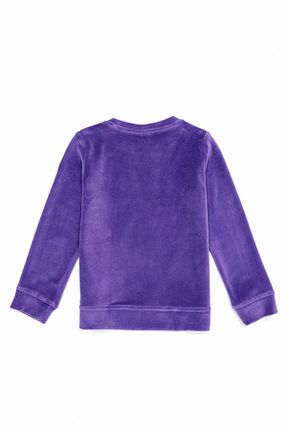 سوئیشرت بنفش بچه گانه ساده U.S. Polo Assn. - کد 199446412