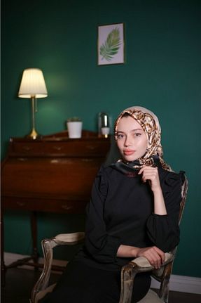 روسری مشکی 100 x 100 The Verona Scarves - کد 215031264