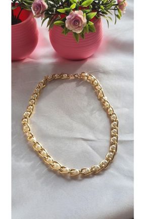 گردنبند جواهر طلائی زنانه مروارید کد 215135313