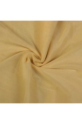 روسری طلائی پلی استر ŞAL İPEK - کد 215507484