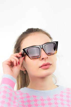 عینک آفتابی مشکی زنانه UV400 Focus On Eyewear - کد 97878152