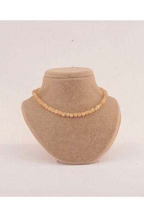 گردنبند جواهر زرد زنانه سنگ OSMANLI DEĞERLİ TAŞ - کد 215025169