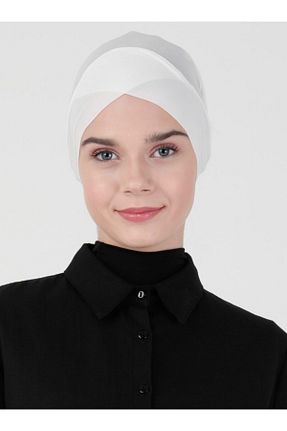 کلاه شنای حجاب قهوه ای زنانه Ecardin - کد 215025639