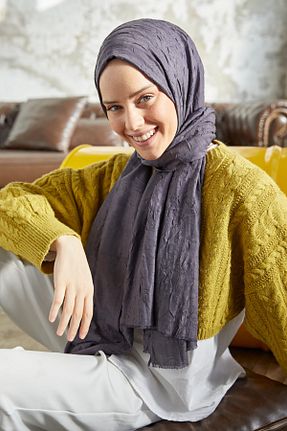 شال طوسی زنانه VALORSCARF - کد 215531556