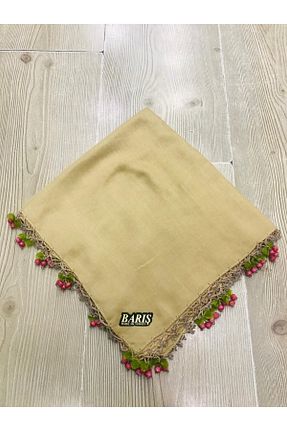روسری طلائی ساتن ALLURİNG - کد 100707921