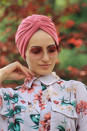 شال صورتی زنانه پنبه ای Nazar Aksesuar - کد 216683774