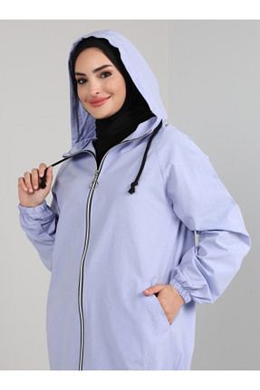 کاپشن بنفش زنانه رگولار بدون آستر کد 216720313