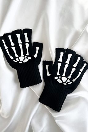 دستکش مشکی مردانه پلی استر Ef Butik - کد 216683290