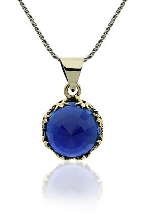 گردنبند نقره زرد زنانه 925 عیار Doğan Silver - کد 217507114