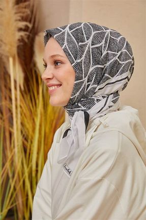 روسری طوسی %100 پنبه Şalland - کد 218370839