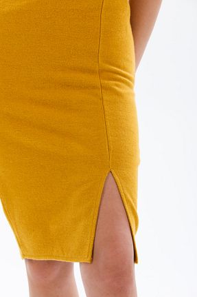 دامن زرد زنانه پارچه ONO STORE - کد 218444526