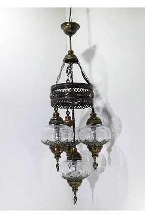 لوستر نارنجی شیشه karlıkturistik - کد 218497696