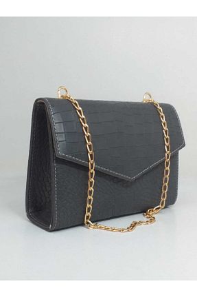 کیف دوشی طوسی زنانه چرم مصنوعی dizaynbag - کد 218973618