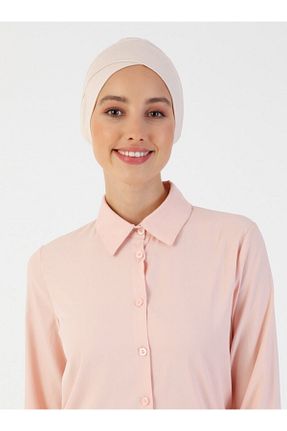 کلاه شنای حجاب بژ زنانه Ecardin - کد 218365167