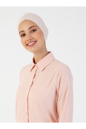 کلاه شنای حجاب بژ زنانه Ecardin - کد 218365167