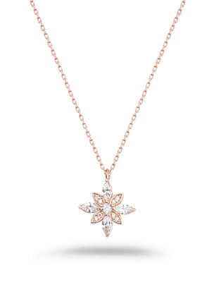 گردنبند نقره صورتی زنانه 925 عیار Miavi Silver - کد 138036495
