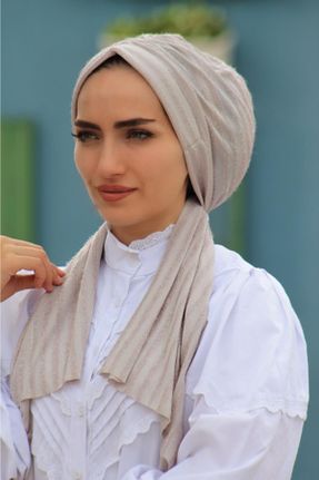 کلاه شنای اسلامی قهوه ای زنانه کد 151756855