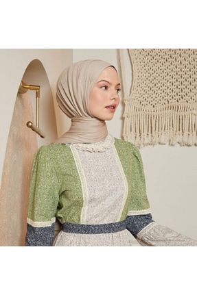 شال بژ زنانه پنبه ای 5 FİVE SCARF - کد 219515516