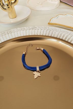 دستبند جواهر طلائی زنانه کد 219900592