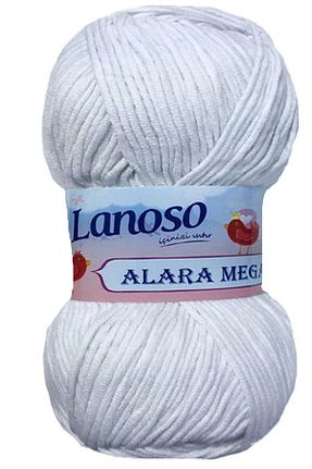 نخ بافندگی سفید Lanoso - کد 109913483