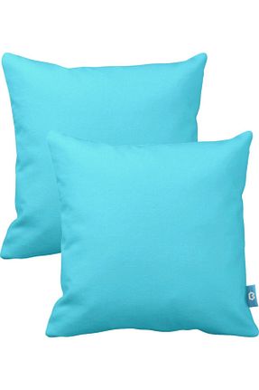 کوسن و روکش کوسن فیروزه ای پلی استر Bc Home - کد 220343379