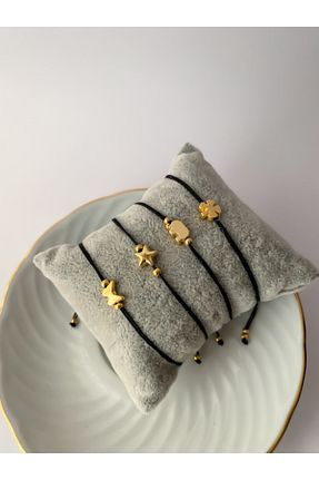 دستبند جواهر مشکی زنانه برنجی Lucky Designs - کد 220660227