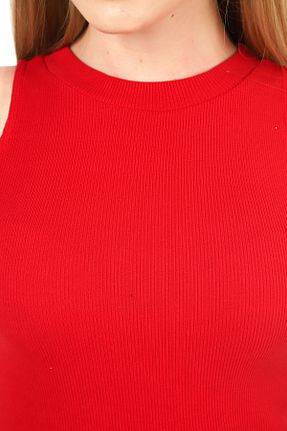 بلوز طوسی زنانه ساده TİODES - کد 219045831