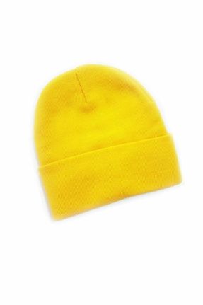 کلاه پشمی زرد زنانه اکریلیک کد 135503651
