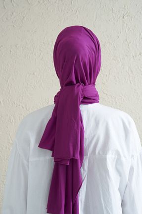 روسری بنفش پنبه ای Gülsoy - کد 96846104