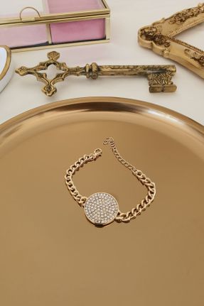 دستبند جواهر طلائی زنانه کد 219922071