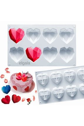 قالب کیک و فر سفید سیلیکون ELGALA - کد 220017032