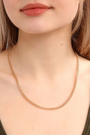 گردنبند جواهر طلائی زنانه برنز کد 220282512