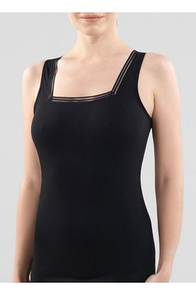 رکابی مشکی زنانه یقه مربعی Blackspade - کد 221249432