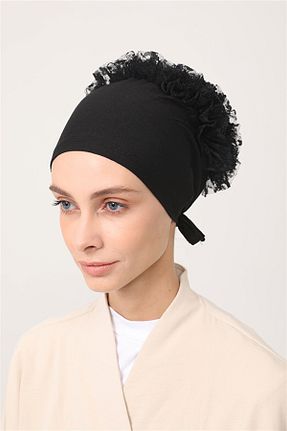کلاه شنای حجاب مشکی زنانه Emproyal - کد 175394468