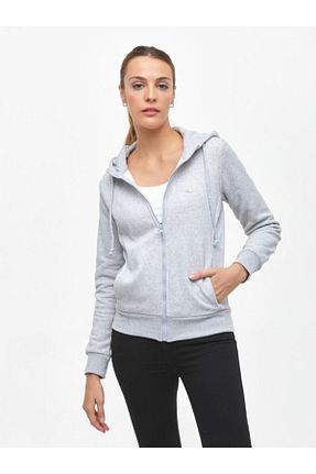 سوئیشرت طوسی زنانه ساده Ltb - کد 72864150