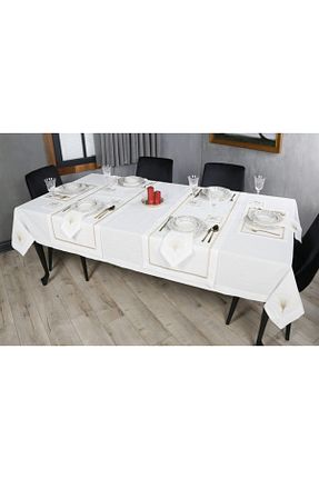 رومیزی طلائی پلی استر caka home design - کد 80060966