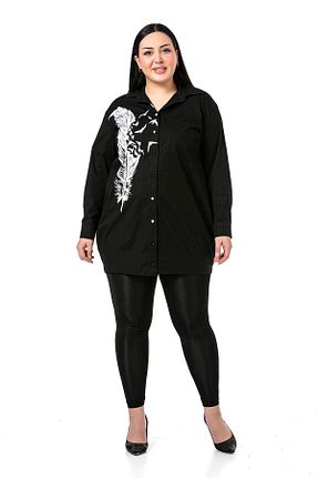 پیراهن سایز بزرگ مشکی زنانه سایز بزرگ DISENTIS MODEST - کد 221177291