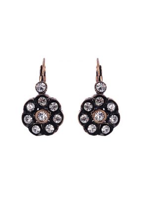 گوشواره جواهر طلائی برنجی Aşina Gümüş - کد 222079218