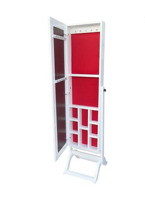 آینه سفید MDF Evim-E Aksesuar - کد 222488928