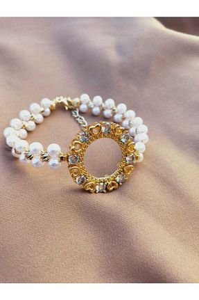 دستبند جواهر طلائی زنانه زیرکن GEZERGOLD TAKI - کد 222511636