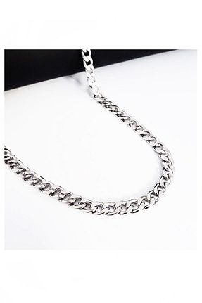 گردنبند استیل ( فولاد ) طوسی مردانه استیل (فولاد) Kristal Goldenlife - کد 222518820