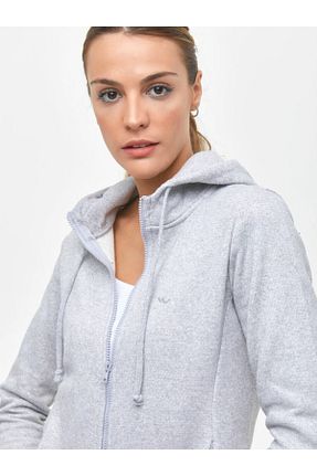 سوئیشرت طوسی زنانه ساده Ltb - کد 72864150