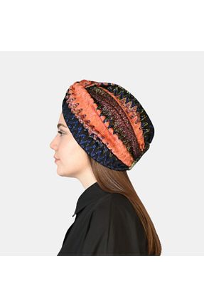 روسری نارنجی پلی استر Bitter Colors - کد 221152715