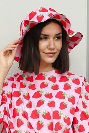 کلاه صورتی زنانه Gizce - کد 221340919